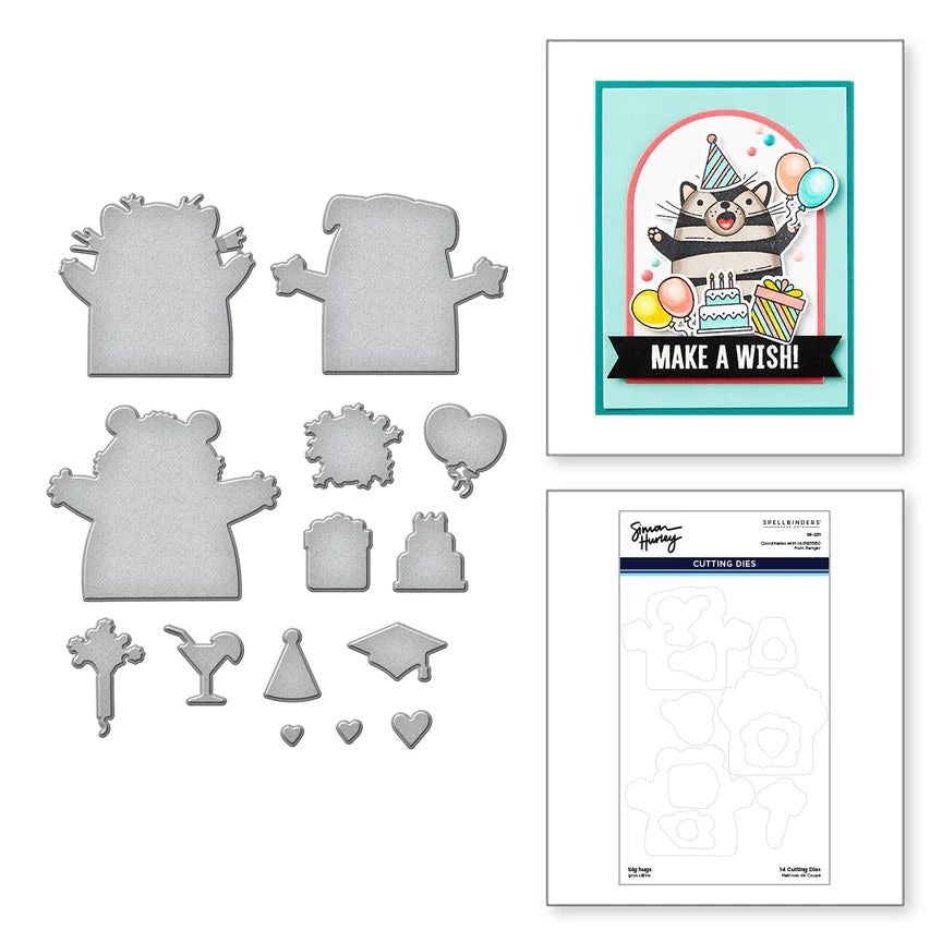 Simon Hurley - Spellbinders - Big Hugs Die Set