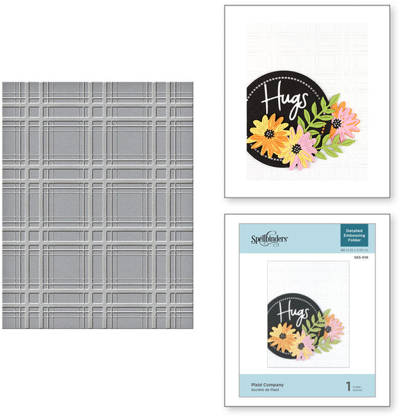 Spellbinders - Detailed Embossing Folder - Plaid Company