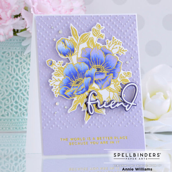 Spellbinders - Embossing Folder - Dazzling Dots