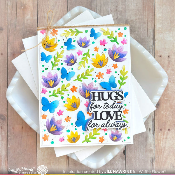 Waffle Flower - Paper Hug Sentiments - Combo