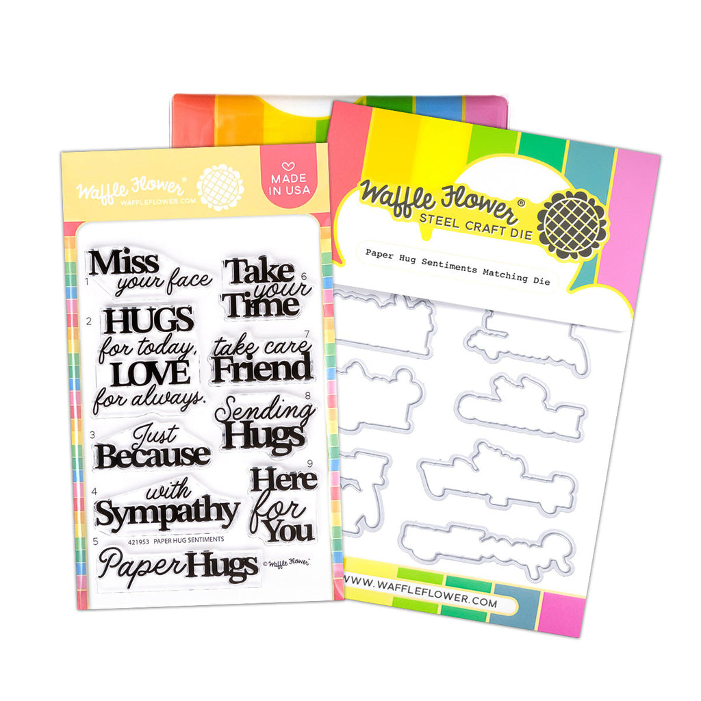 Waffle Flower - Paper Hug Sentiments - Combo