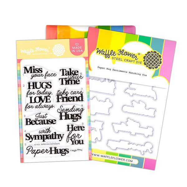 Waffle Flower - Paper Hug Sentiments - Combo