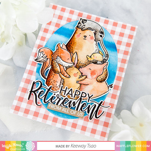 Waffle Flower - Nesting Ovals - die set