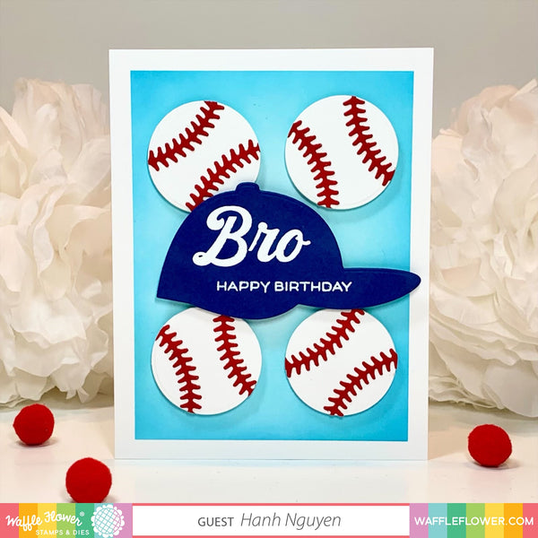 Waffle Flower - Baseball Dad - die set