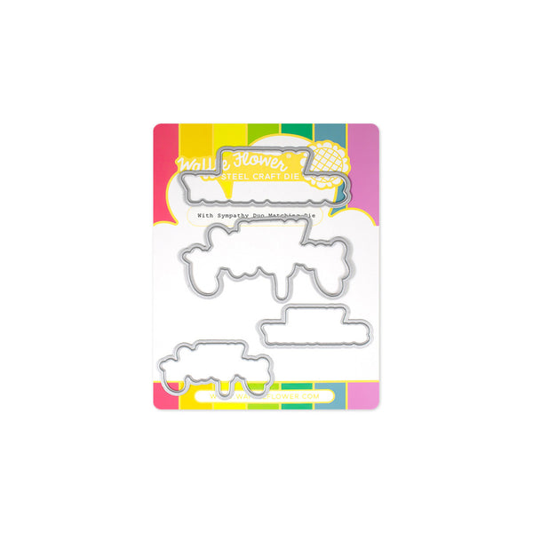 Waffle Flower - With Sympathy Duo Coordinating die