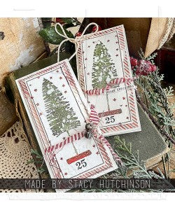 Stampers Anonymous - Tim Holtz - Bottlebrush Trees