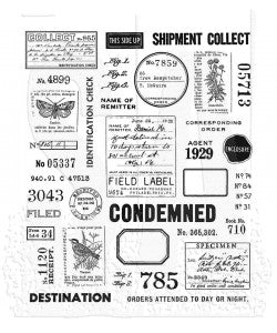 Stampers Anonymous - Tim Holtz - Field Notes stamp set