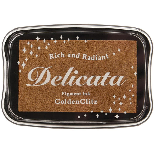 Tsukineko - Delicata - Golden Glitz Pigment Ink Pad