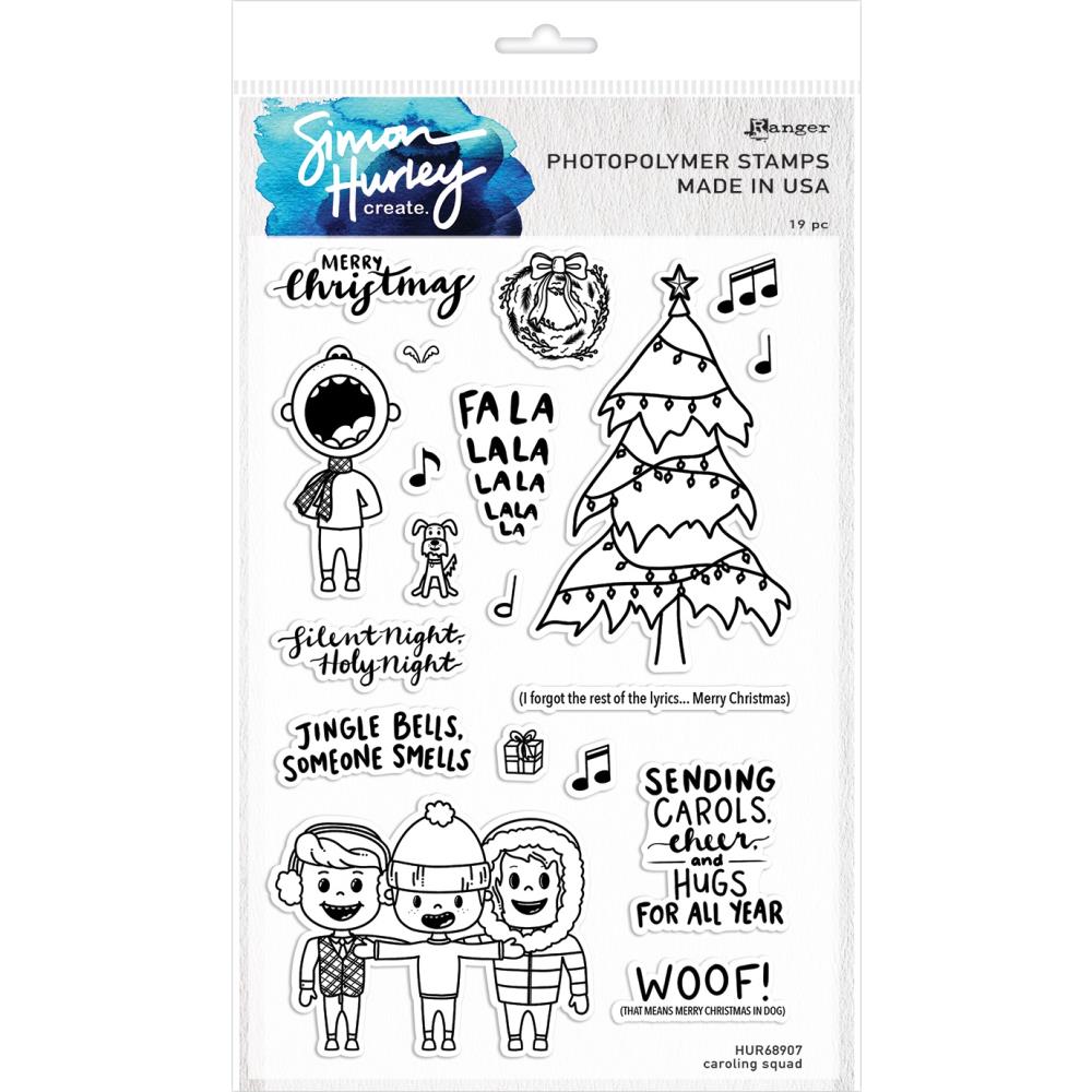 Simon Hurley - Caroling Squad Stamp Set
