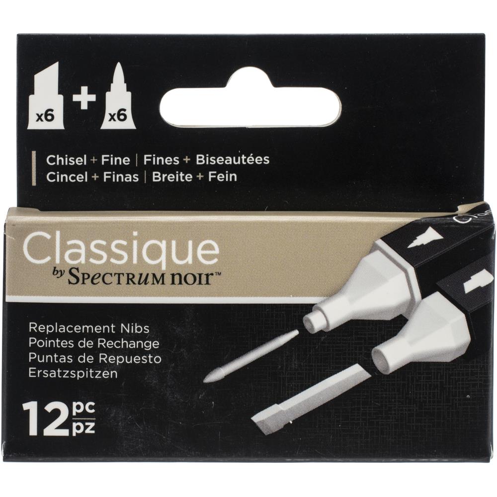 Spectrum Noir - Replacement Nibs 12/Pkg