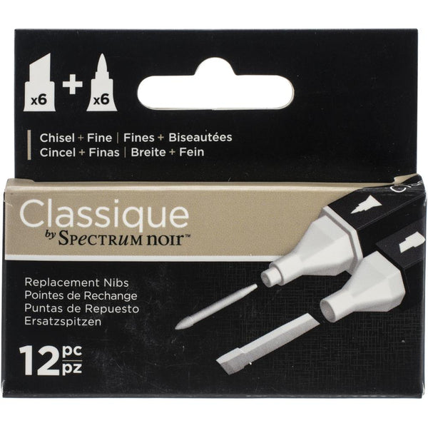 Spectrum Noir - Replacement Nibs 12/Pkg