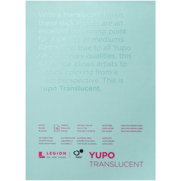 Yupo Paper - 5"x7" - Translucent 104lb
