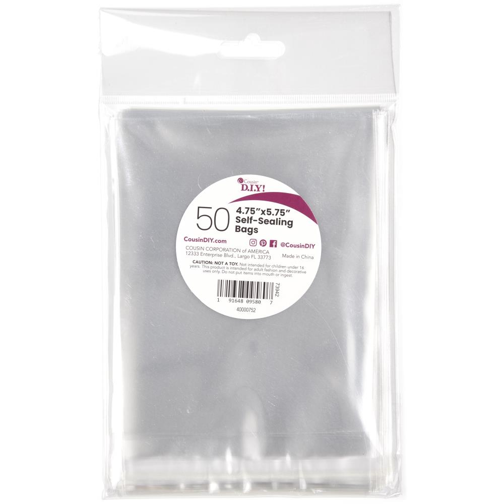 Cousin - DIY - Self Sealing Bags - 50/pkg