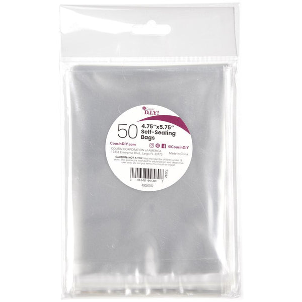 Cousin - DIY - Self Sealing Bags - 50/pkg