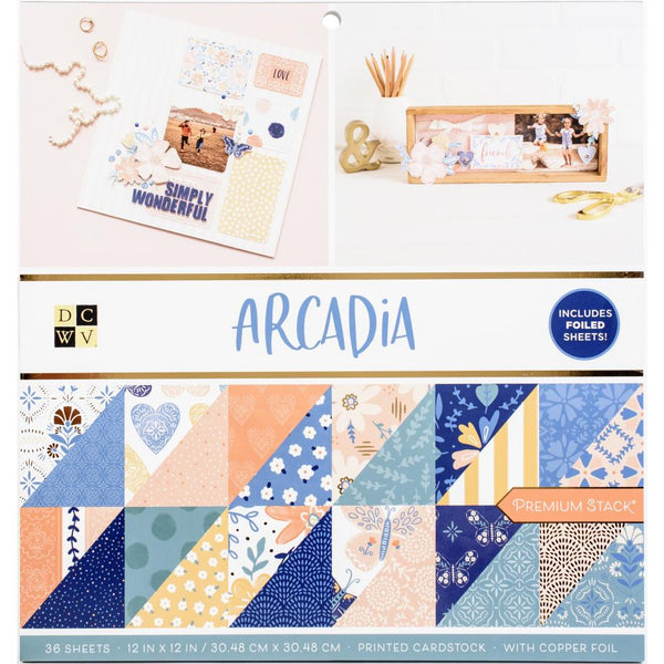 DCWV - Arcadia - 12 x 12 Paper Stack