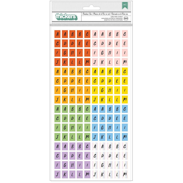 Pebbles - Kid at Heart - Alphabet Thickers Stickers