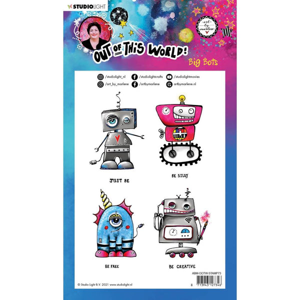 Studio Light - Art by Marlene - Out of This World - Big Bots stamp set