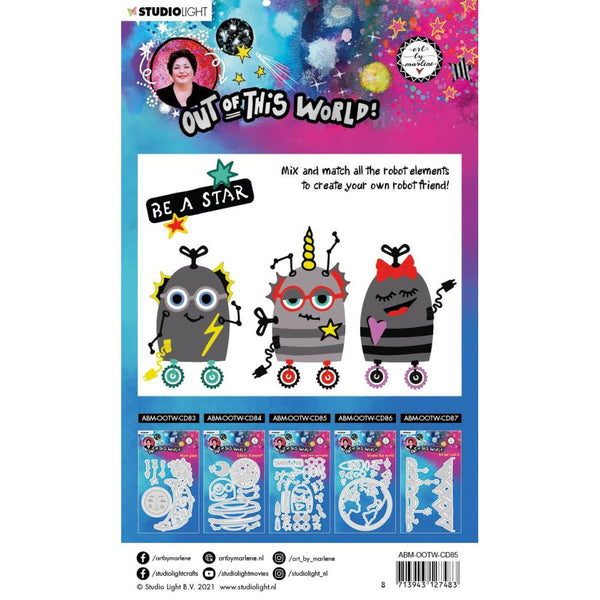 Studio Light - Art By Marlene - Out of This World - Robot Mix & Match die set