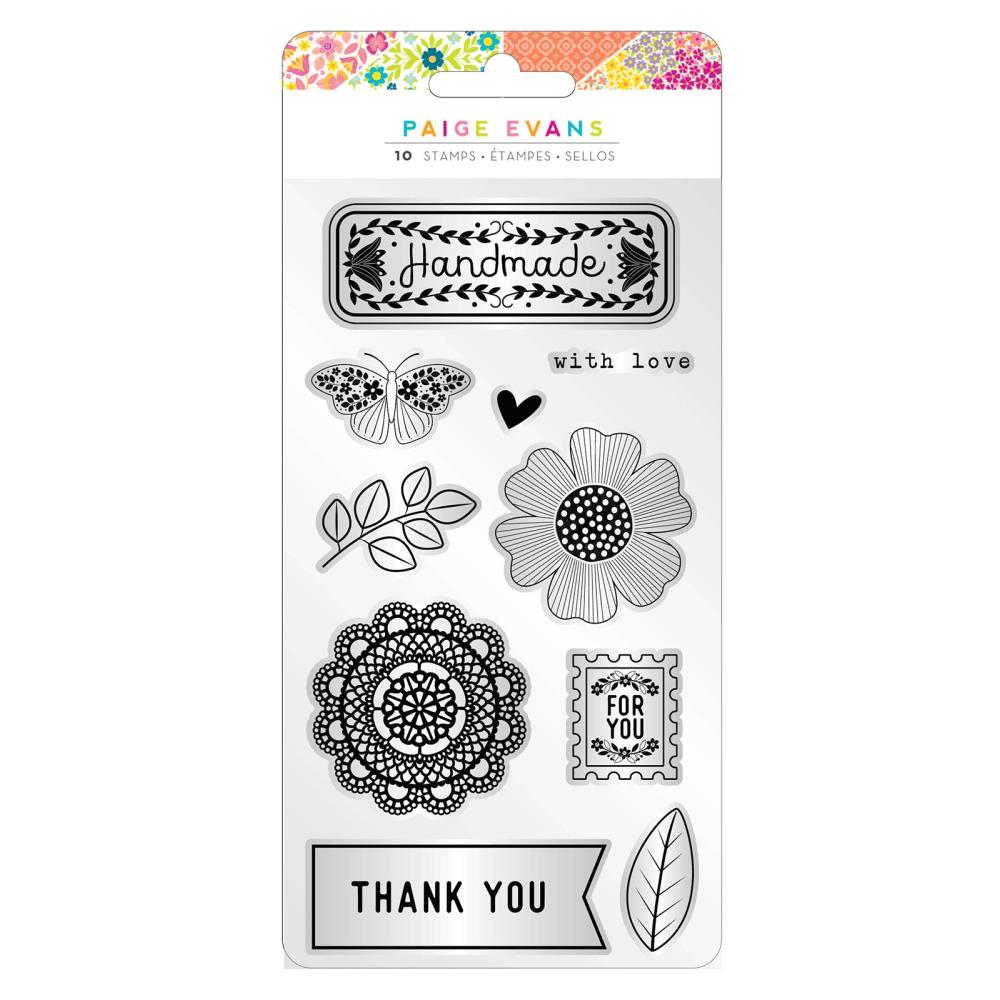 Paige Evans - Splendid - Clear Acrylic Stamp Set