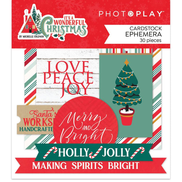 Photoplay Paper - It's a Wonderful Christmas - Ephemera Pack