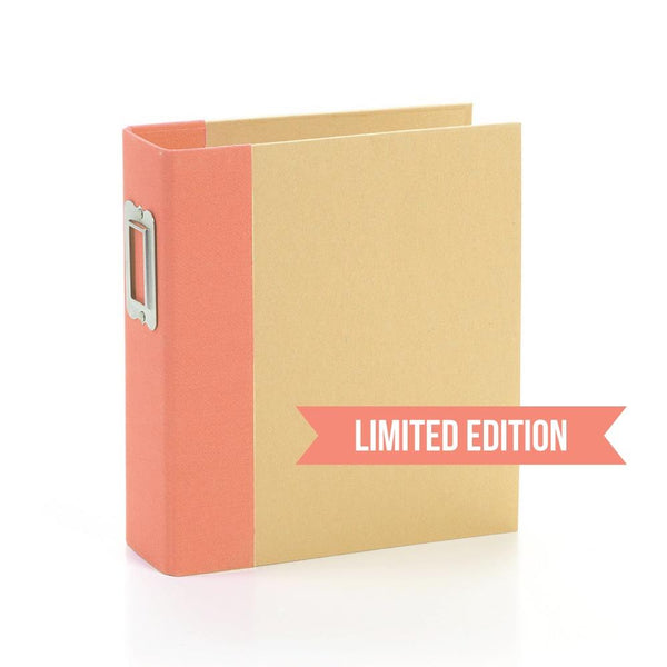 Simple Stories - 6 x 8 Snap Binder - Limited Edition - Coral