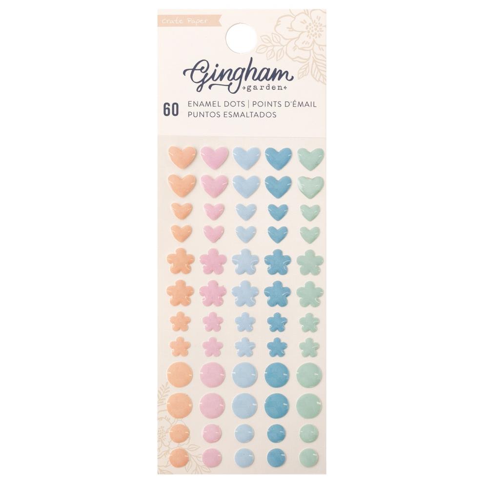 Crate Paper - Gingham Garden - Enamel Dots