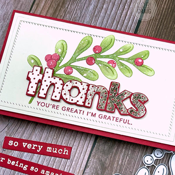 Taylored Expressions - Big Thanks - Coordinating die set