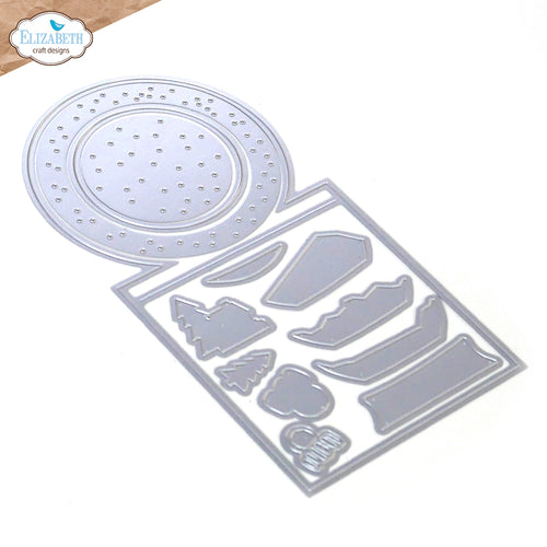 Elizabeth Craft Designs - Art Journal - Snow Globe