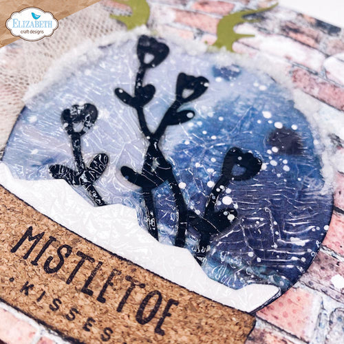 Elizabeth Craft Designs - Art Journal - Snow Globe