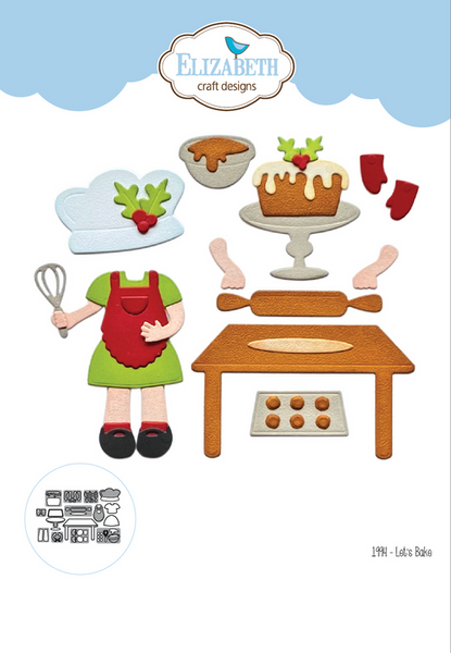 Elizabeth Craft Designs - Let's Bake die set