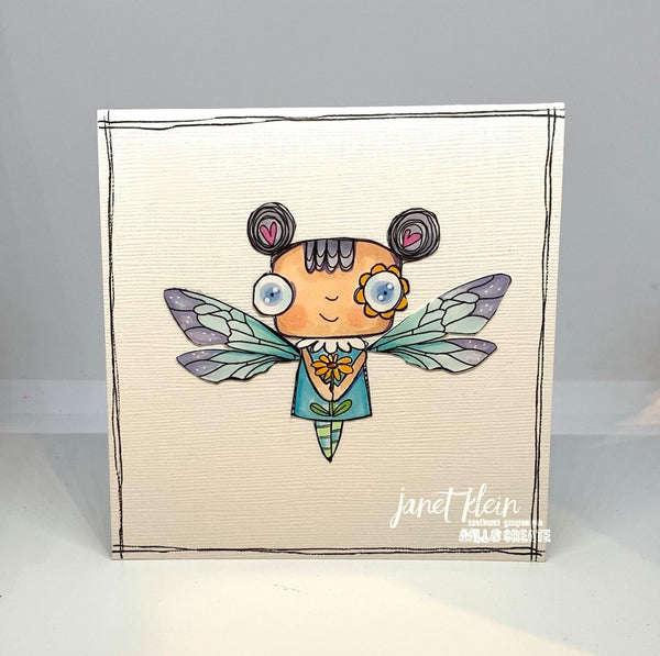 AALL & Create - Insect Wings - A6 clear stamp set #348