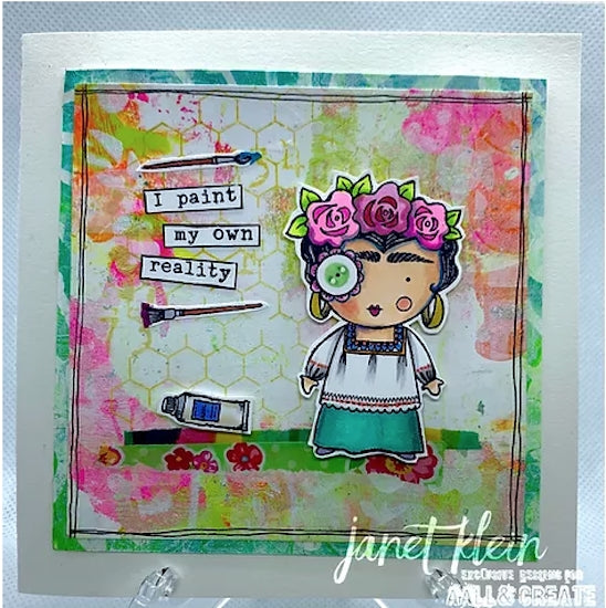 AALL & Create - Frida - A7 clear stamp set #377