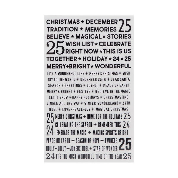 Tim Holtz - Idea-Ology - Christmas Remnant Rub-ons