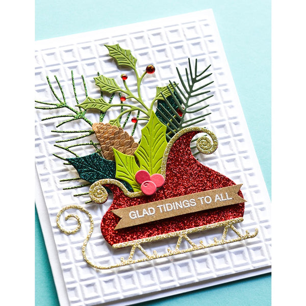 Memory Box - Glitzy Glitter Pad - 6 x 6 paper pad