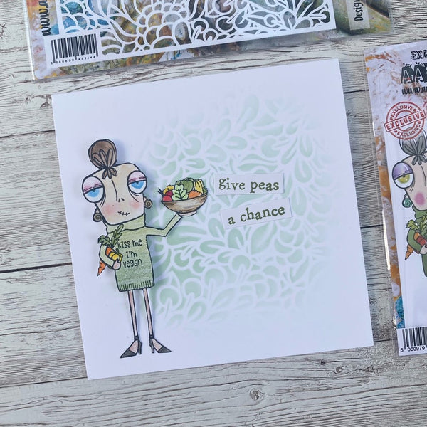 AALL & Create - Vegan Dee - A7 clear stamp set #788