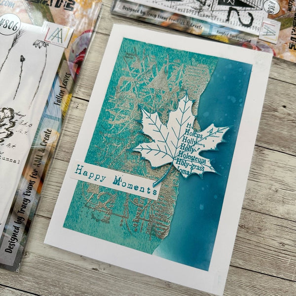 AALL & Create - Fallen Leaves - A5 clear stamp set #806