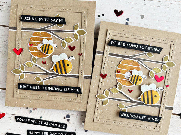 Taylored Expressions - Stamp & Stencil Combo - The Bee's Knees