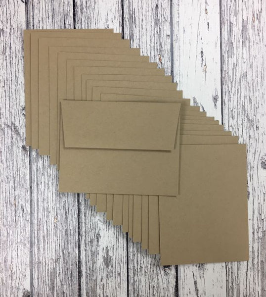 Taylored Expressions - A2 Toffee Envelopes - 25 pack