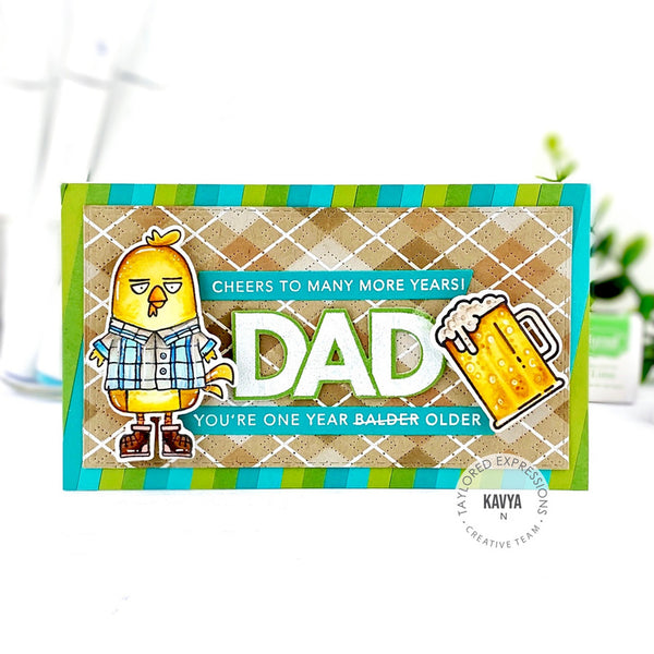 Taylored Expressions - Hoppy Days - Coordinating die set