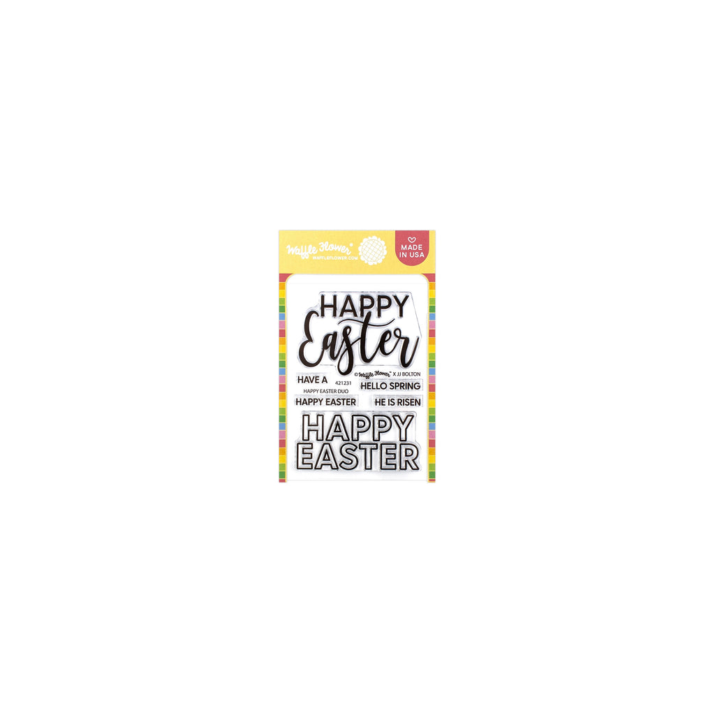 Waffle Flower - Happy Easter Duo stamp set