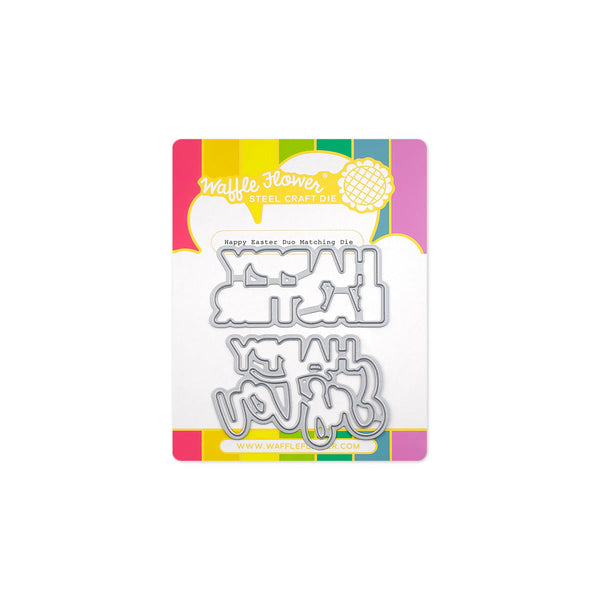 Waffle Flower - Happy Easter Duo Matching Die