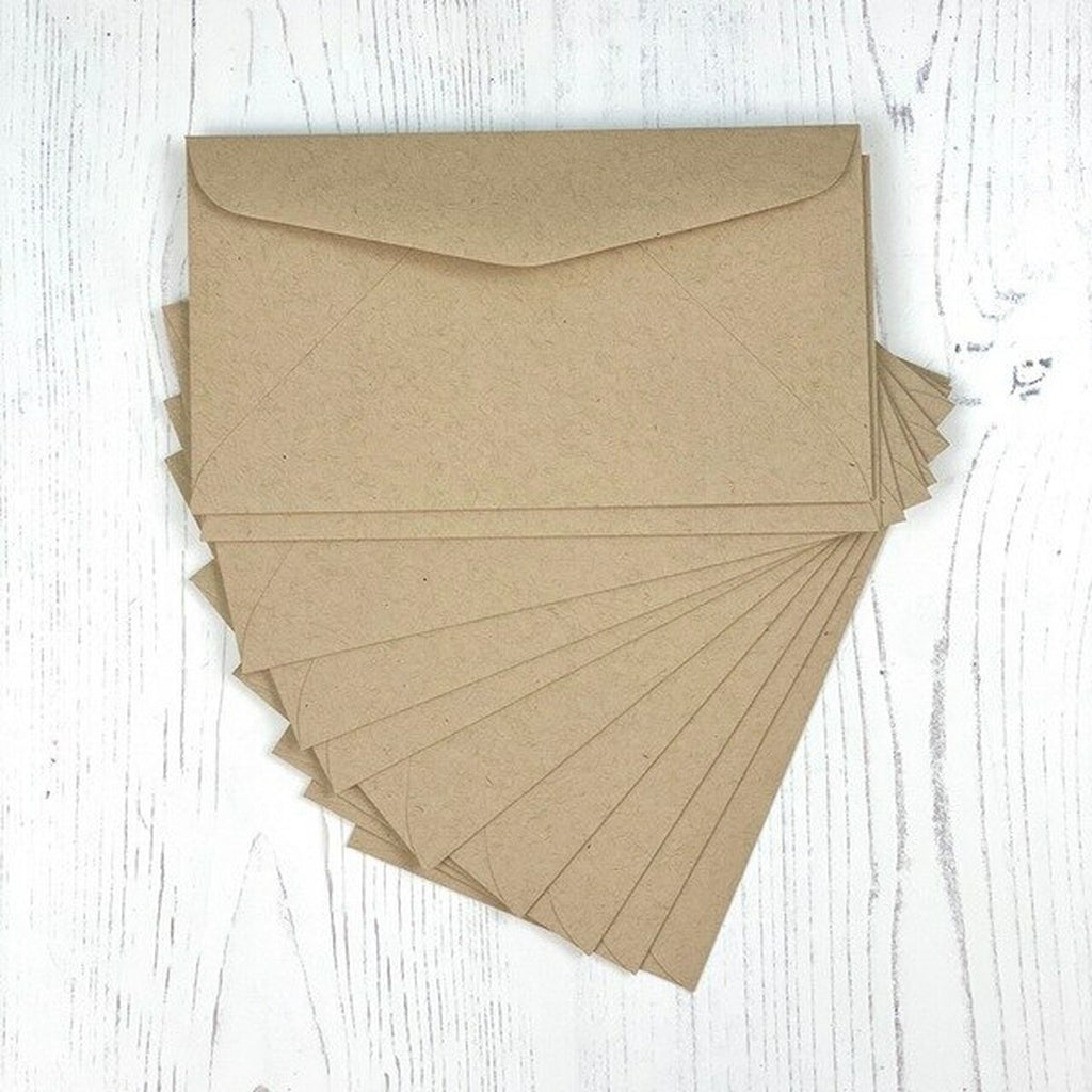 Taylored Expressions - Mini Slim Envelopes - Toffee 10 pack