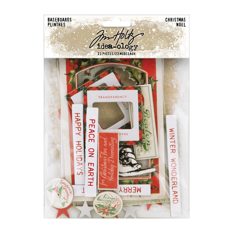 Tim Holtz - Idea-ology - Baseboards Christmas