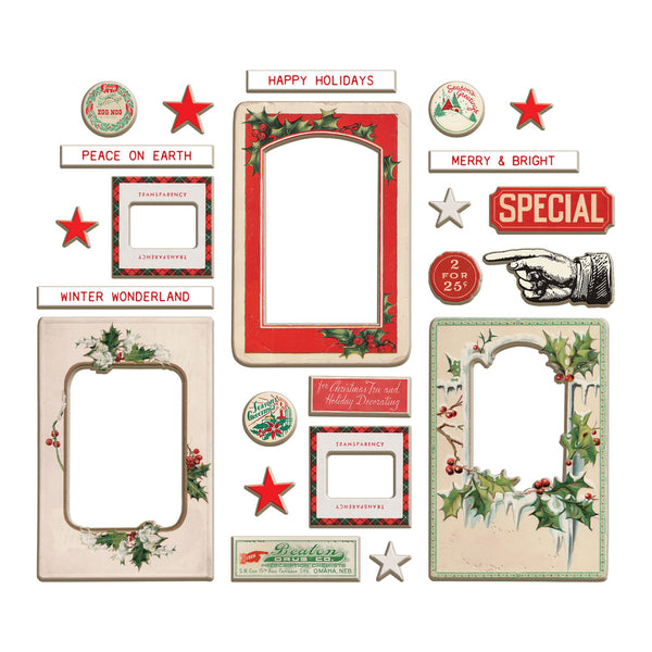 Tim Holtz - Idea-ology - Baseboards Christmas