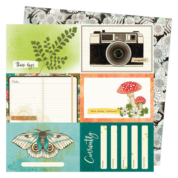 Vicki Boutin - Fernwood - 4 x 6 Journaling Cards pattern paper
