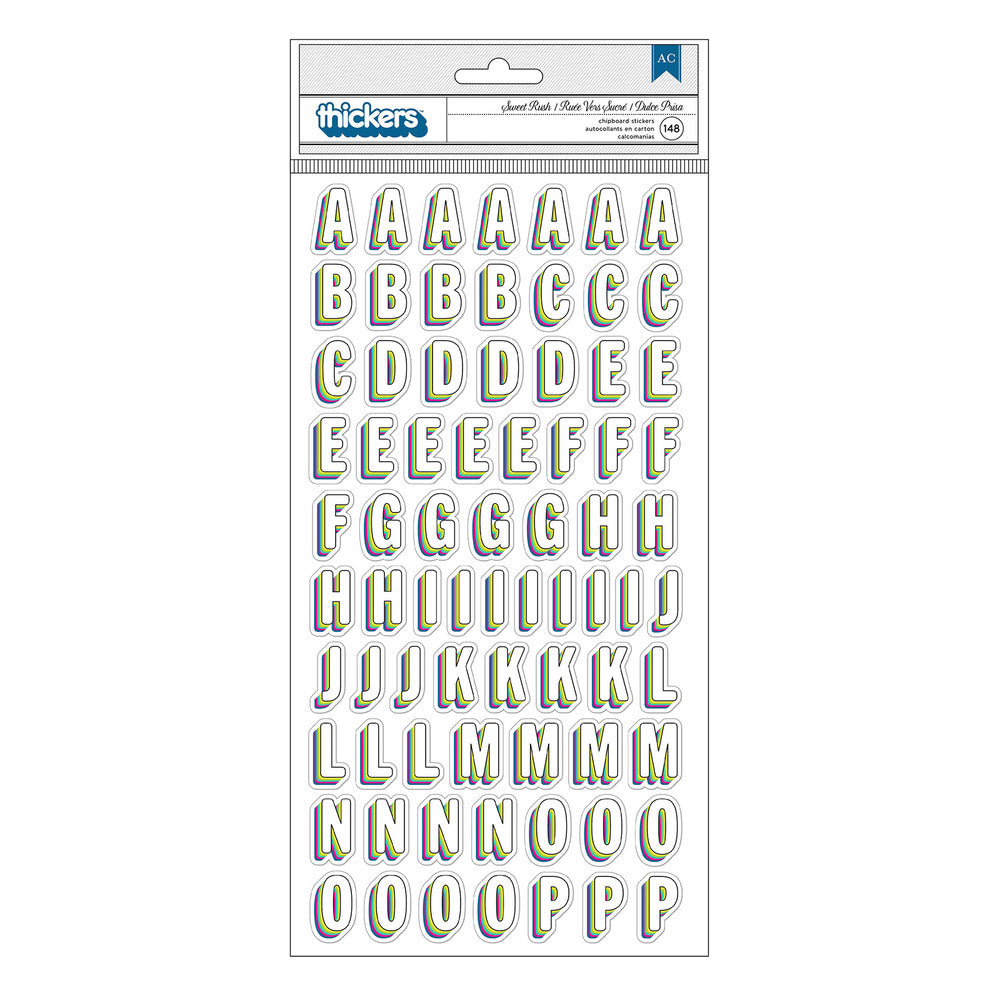 Vicki Boutin - Sweet Rush - Alphabet Thickers