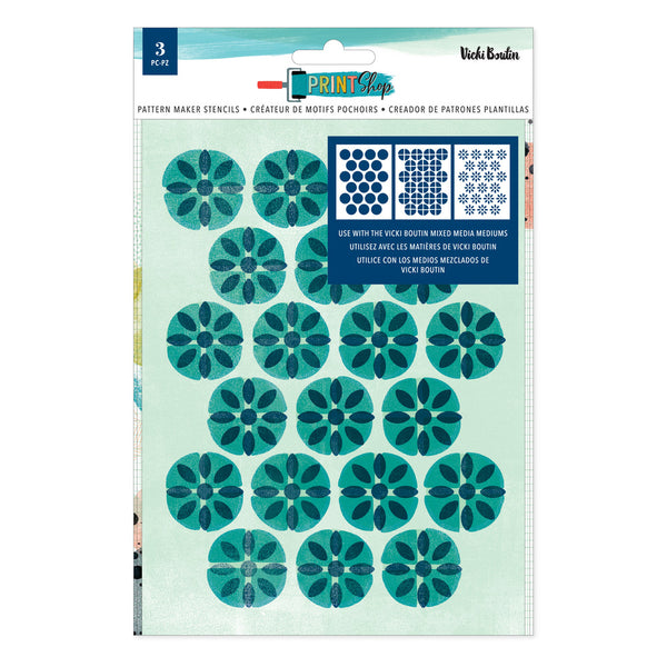 Vicki Boutin - Print Shop - Pattern Maker Stencil Set