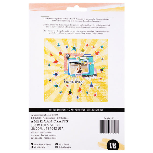 Vicki Boutin - Where To Next - World Traveler Stencil set