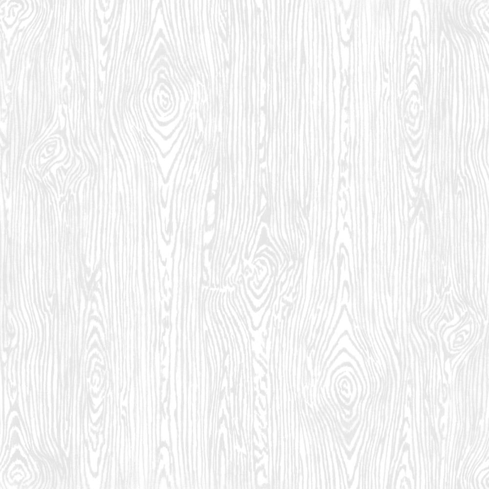 American Crafts - White - 12 x 12 Woodgrain Textured Cardstock
