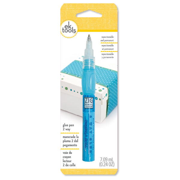 Zig - 2 Way Glue - Squeeze and Roll glue pen